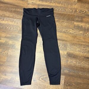 Patagonia Velocity Running Tights Pants Womens Medium Black Leggings
